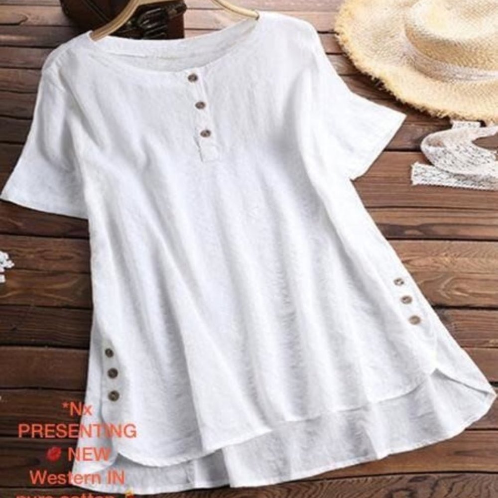 Ladies/ youth girls Casual printed Cotton tops